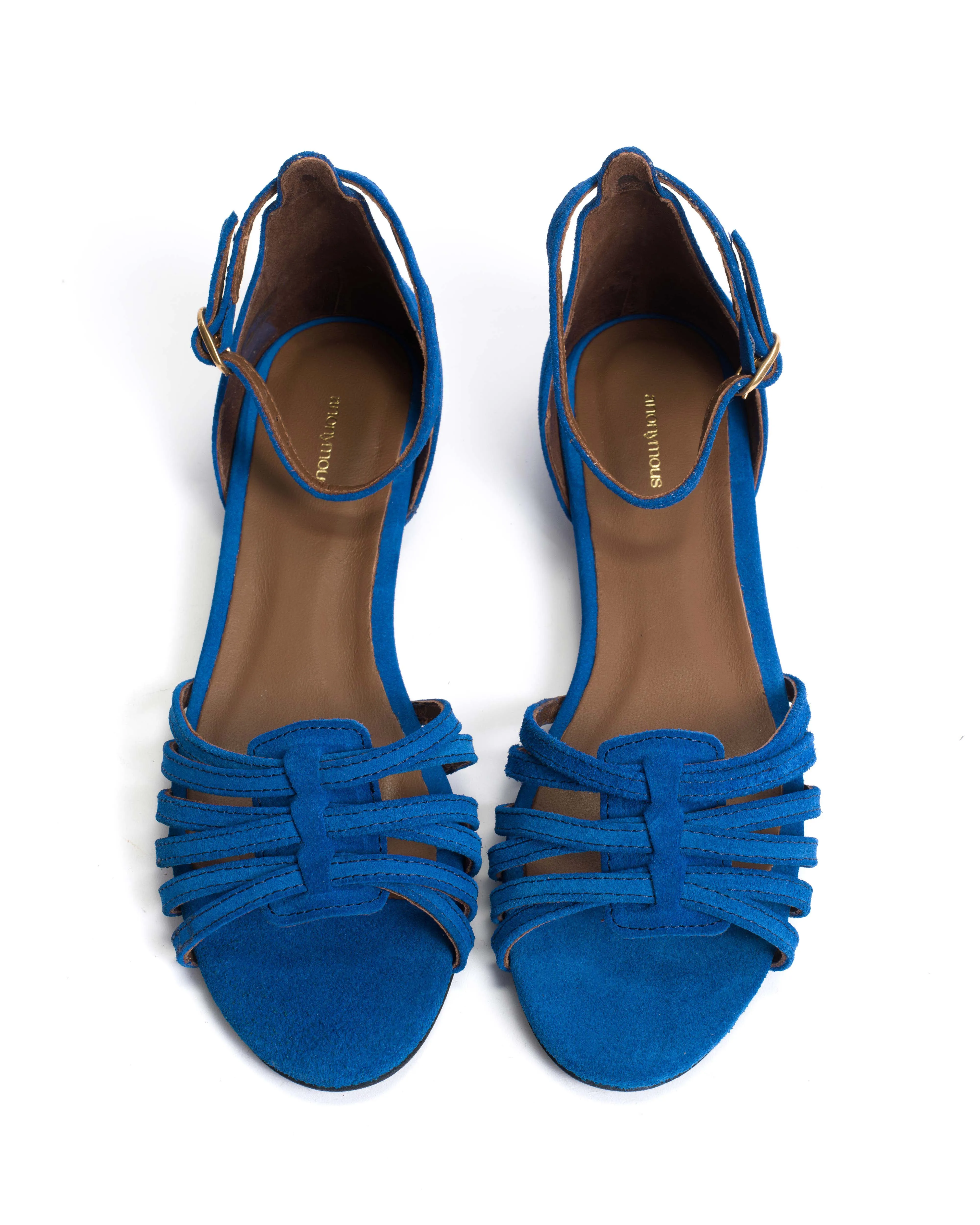 Mareike 10 Calf suede Electric blue