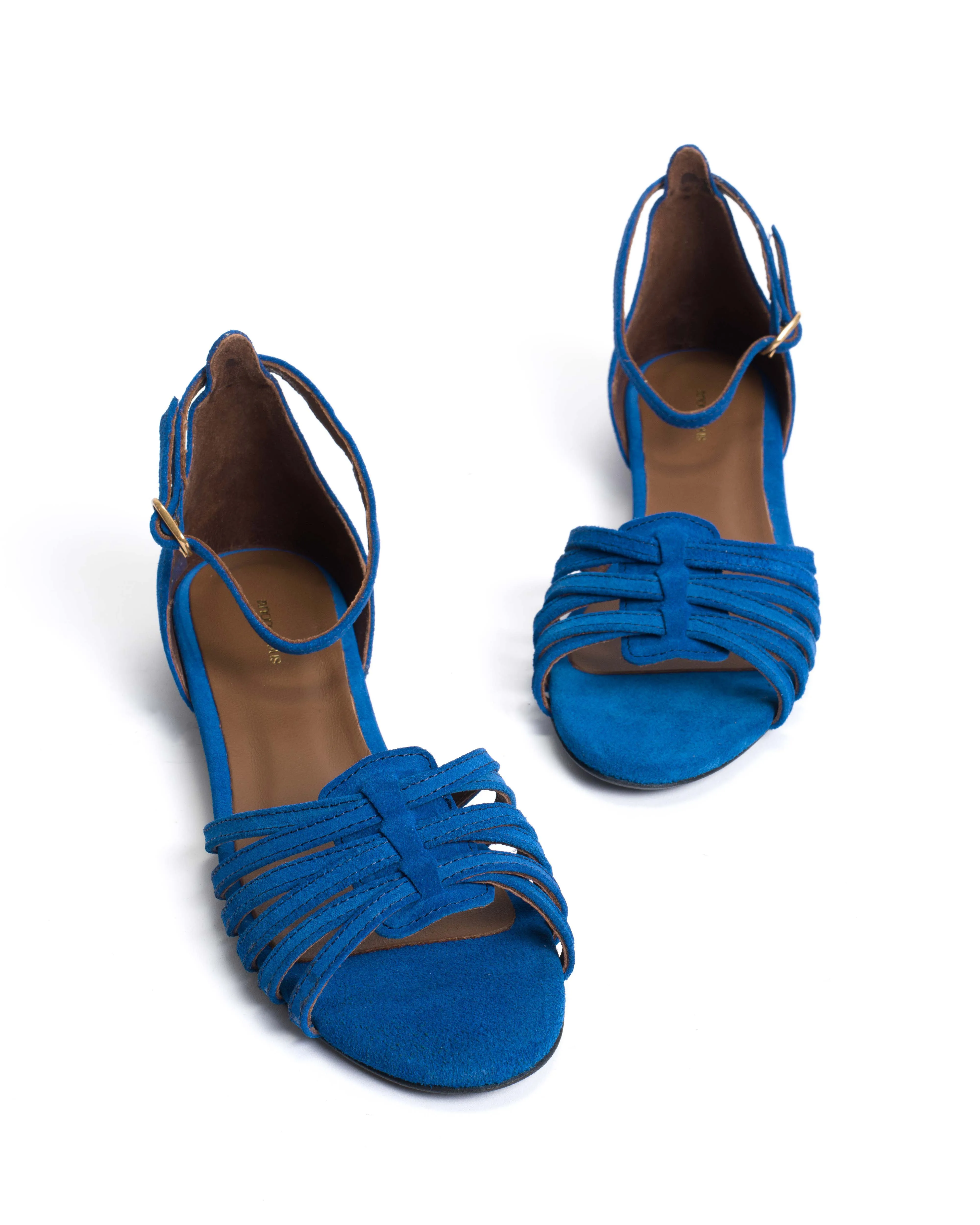 Mareike 10 Calf suede Electric blue