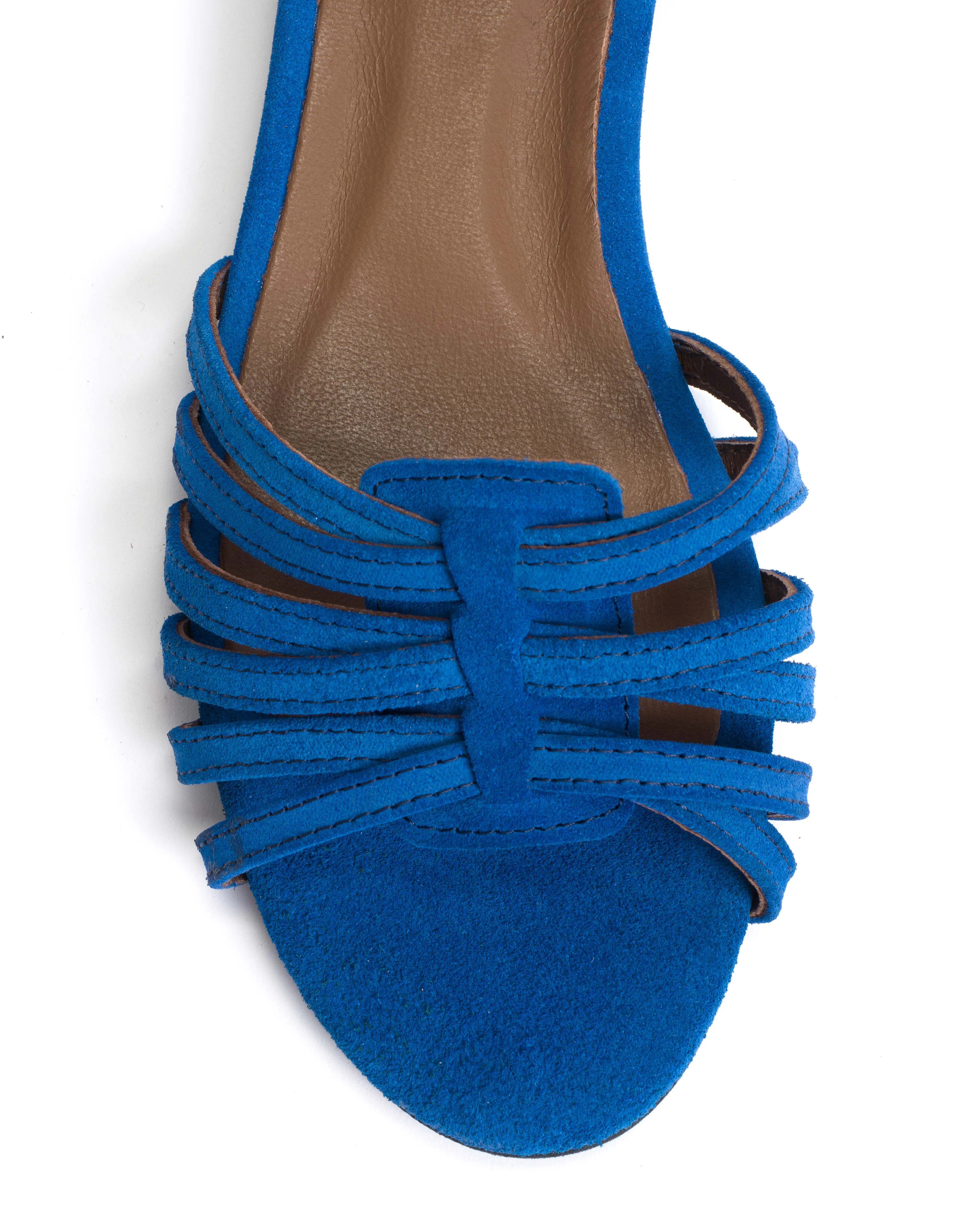 Mareike 10 Calf suede Electric blue
