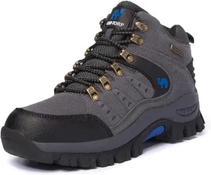 Men's Ankle High Trekking Boots Waterproof Backpacking Hiking Trails Shoes