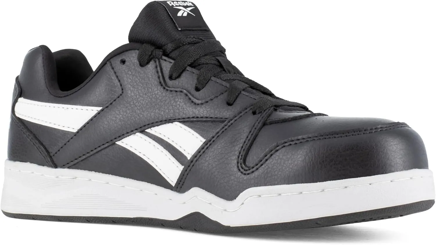 Men's Rb4162 Bb4500 Safety Composite Toe Low Cut Work Sneaker Black and White