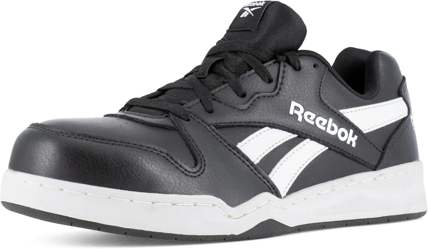 Men's Rb4162 Bb4500 Safety Composite Toe Low Cut Work Sneaker Black and White