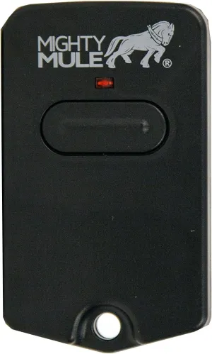 Mighty Mule Single Button Gate Opener Remote (FM135) , Black