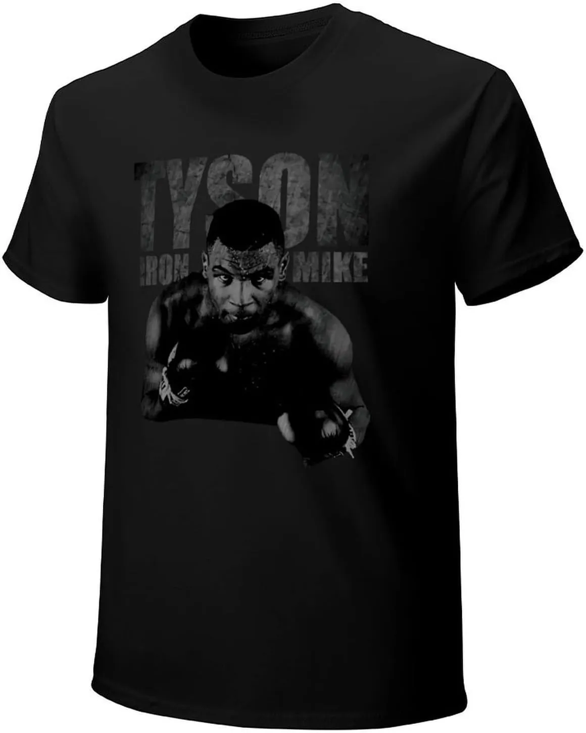 Mike Boxer Tyson Men's T Shirt Cotton Short Sleeve Round Neck Shirts Classic Graphic Tee Tshirt