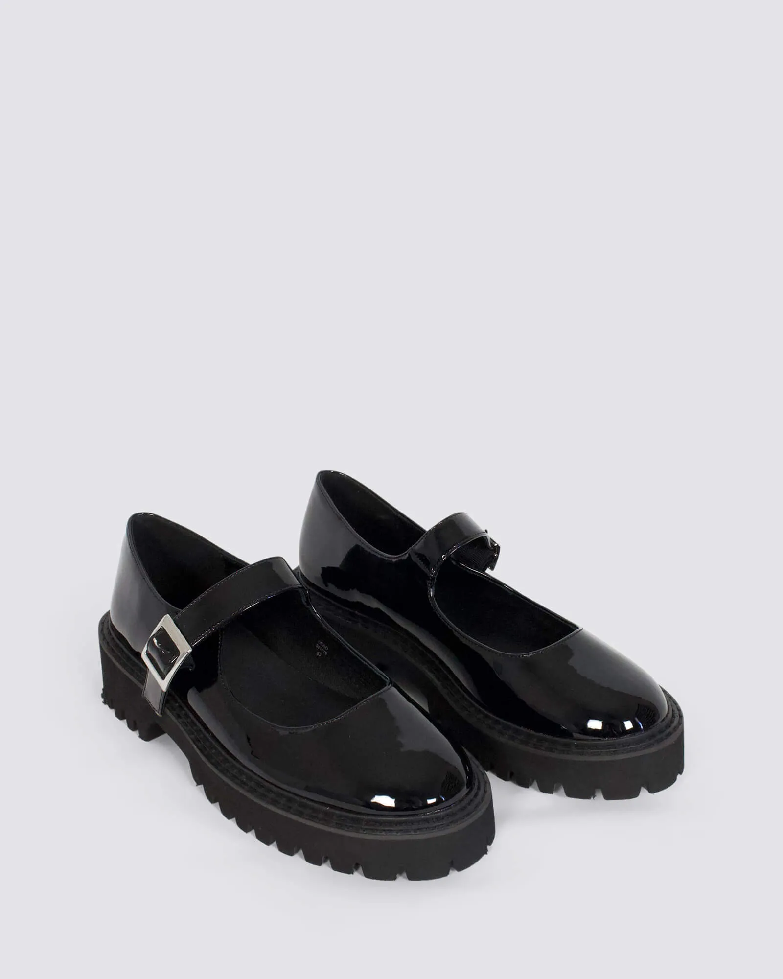 NERO MARY JANE LOAFERS BLACK PATENT