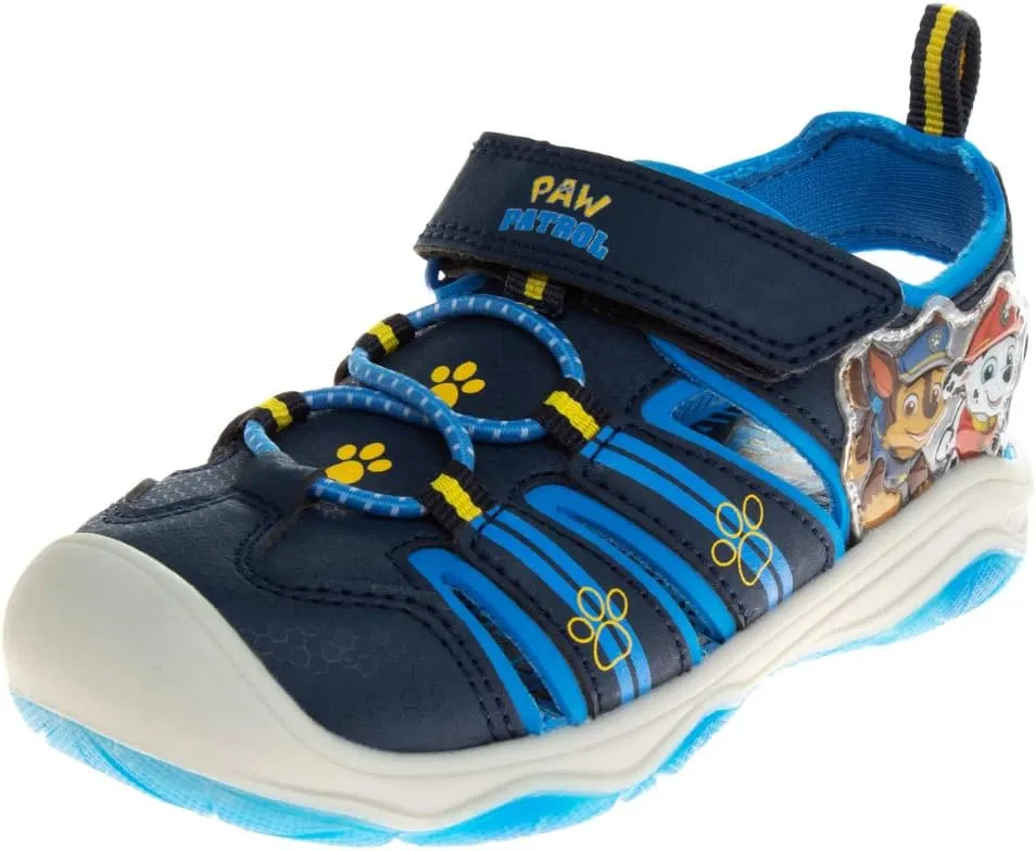 Nickelodeon Paw Patrol Sandals LED Light Up Chase Marshall Water Shoes (Toddler/Little Kid)