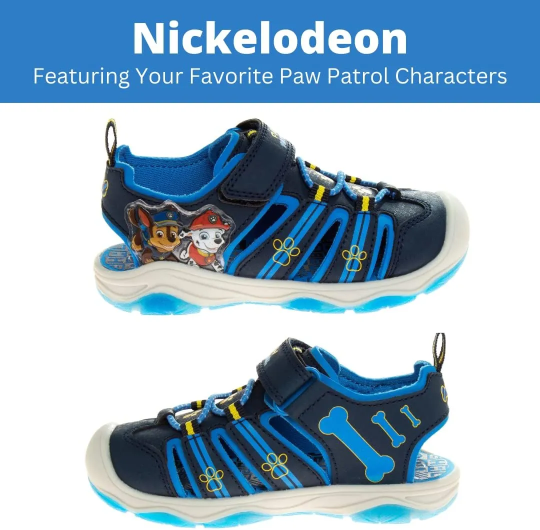 Nickelodeon Paw Patrol Sandals LED Light Up Chase Marshall Water Shoes (Toddler/Little Kid)