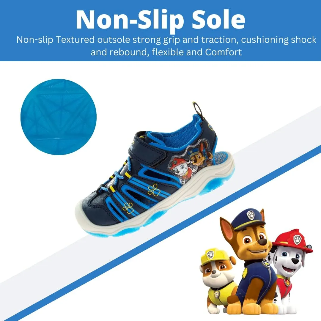 Nickelodeon Paw Patrol Sandals LED Light Up Chase Marshall Water Shoes (Toddler/Little Kid)