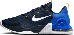 NIKE Men's Air Max Alpha Trainer 5 Running Shoe, Obsidian White Racer Blue Sund, 13.5
