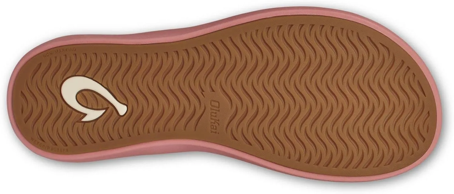 OLUKAI Kapehe Women's Beach Sandal, Quick-Dry Flip-Flop Slides, Water Resistant & Modern Low Profile Design, All-Day Comfort Fit & Wet Grip Soles