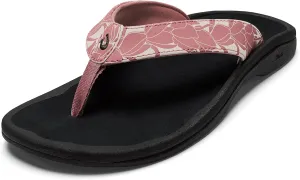 OLUKAI Ohana Women's Beach Sandals, Water Resistant Flip Flops, Arch Support & Comfort Fit, Lightweight & Durable, Enhanced Grip & Traction