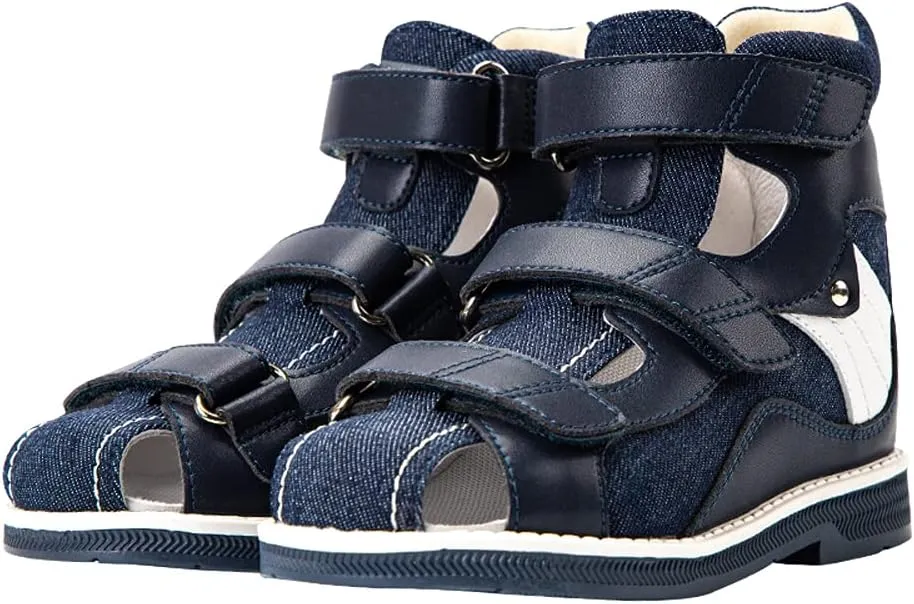 Orthopedic Sandals for Kids High Back Ankle Support 2021 New Summer Corrective Shoes Flat Foot X-legs Care