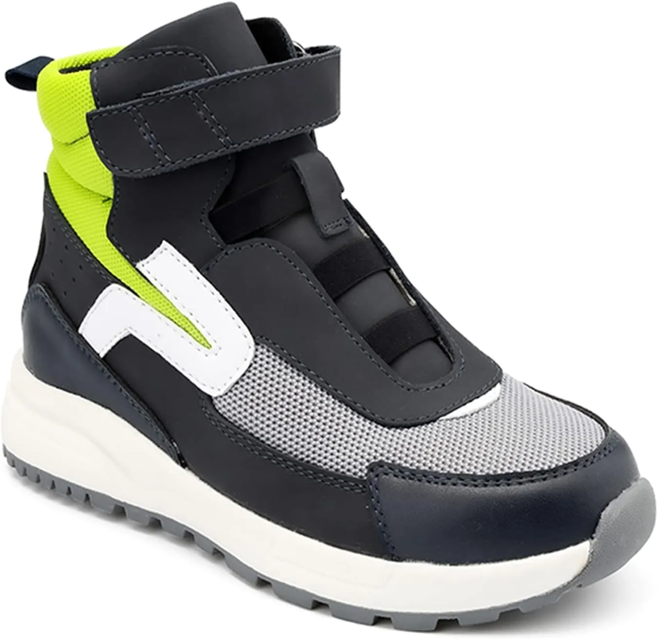 Orthopedic Shoes for Kids and Toddlers with Arch & Ankle Support,Girls and Boys'High Top Sneakers for Flat Foot,Anti-Slip Soles