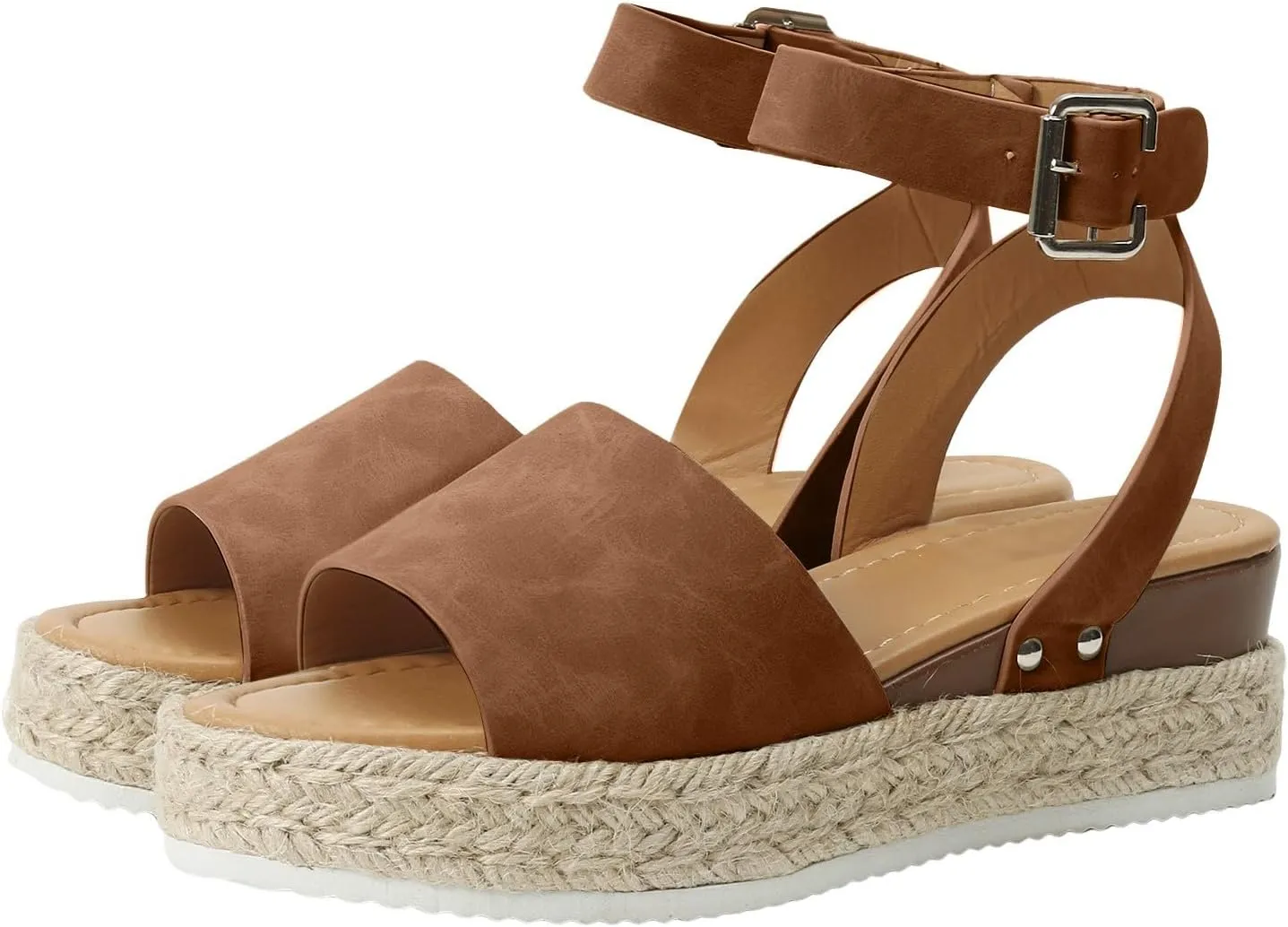 Orthopedic Wedge Sandals for Women Summer Dressy 2025 Women's Ankle Strap Open Toe Espadrilles Comfortable Platform Wedges Sandal Boho Beach Shoes