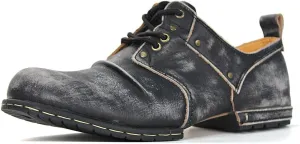 OSSTONE Moto Boots for Women Fashion Zipper-up Leather Chukka Boots Casual Shoes MS-6015-1-C-WUS-R