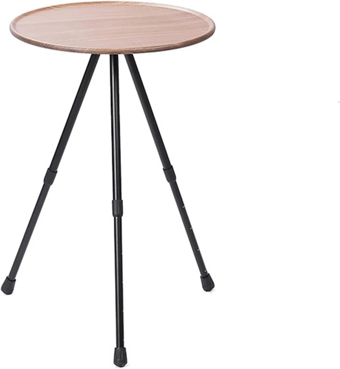 Outdoor Camping Table Folding Round Table Three-Legged Dining Table Aluminum Alloy Coffee Table for BBQ Hiking