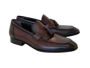 Pelle Line 3010- Killtie Tassel Loafer-Brown