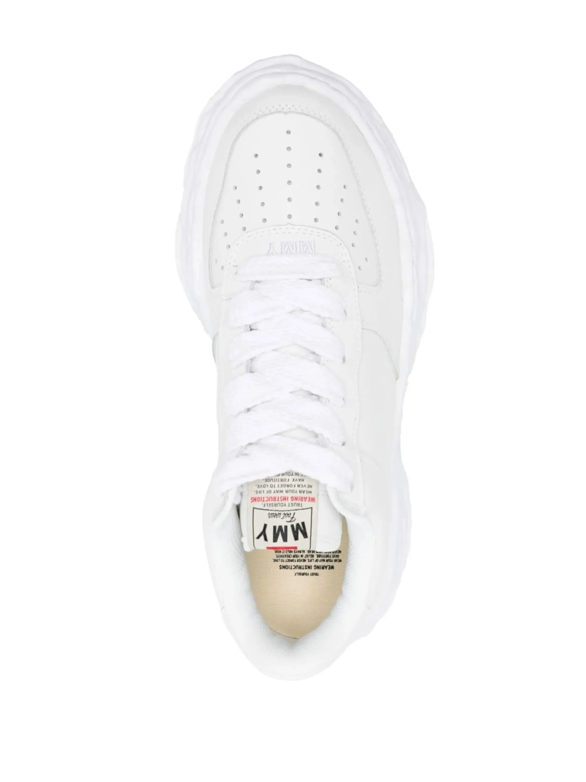 Perforated-detail Low-top Sneakers