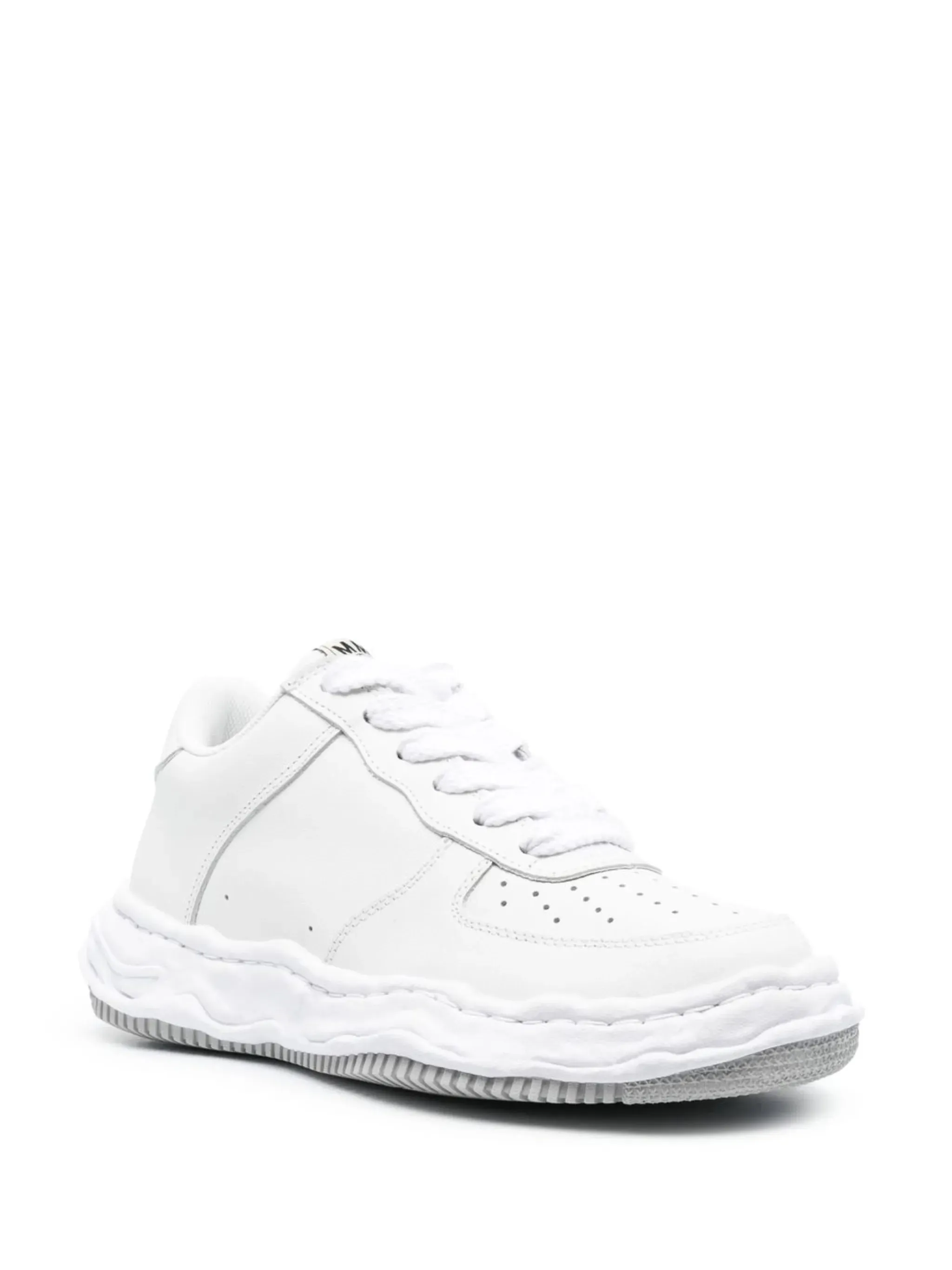 Perforated-detail Low-top Sneakers