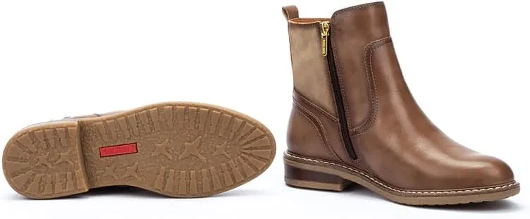 PIKOLINOS Flat Ankle Boots Leather Aldaya for Woman