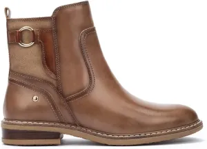 PIKOLINOS Flat Ankle Boots Leather Aldaya for Woman