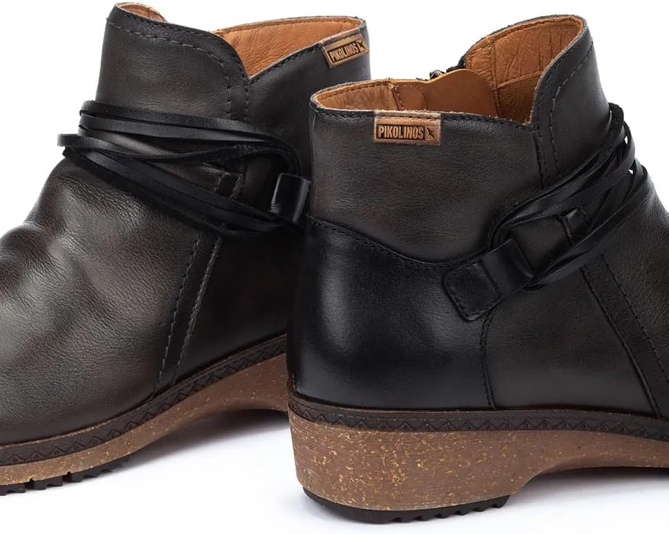 PIKOLINOS Flat Ankle Boots Leather Granada for Woman
