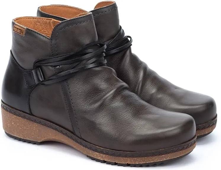 PIKOLINOS Flat Ankle Boots Leather Granada for Woman