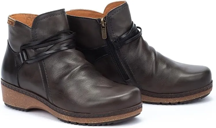PIKOLINOS Flat Ankle Boots Leather Granada for Woman