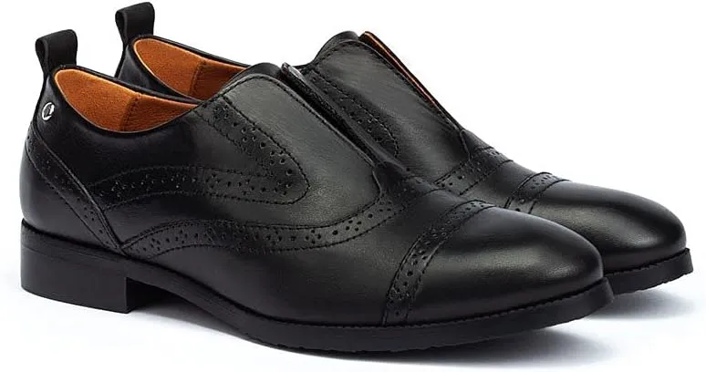 PIKOLINOS Flat Ankle Boots Leather Royal for Woman