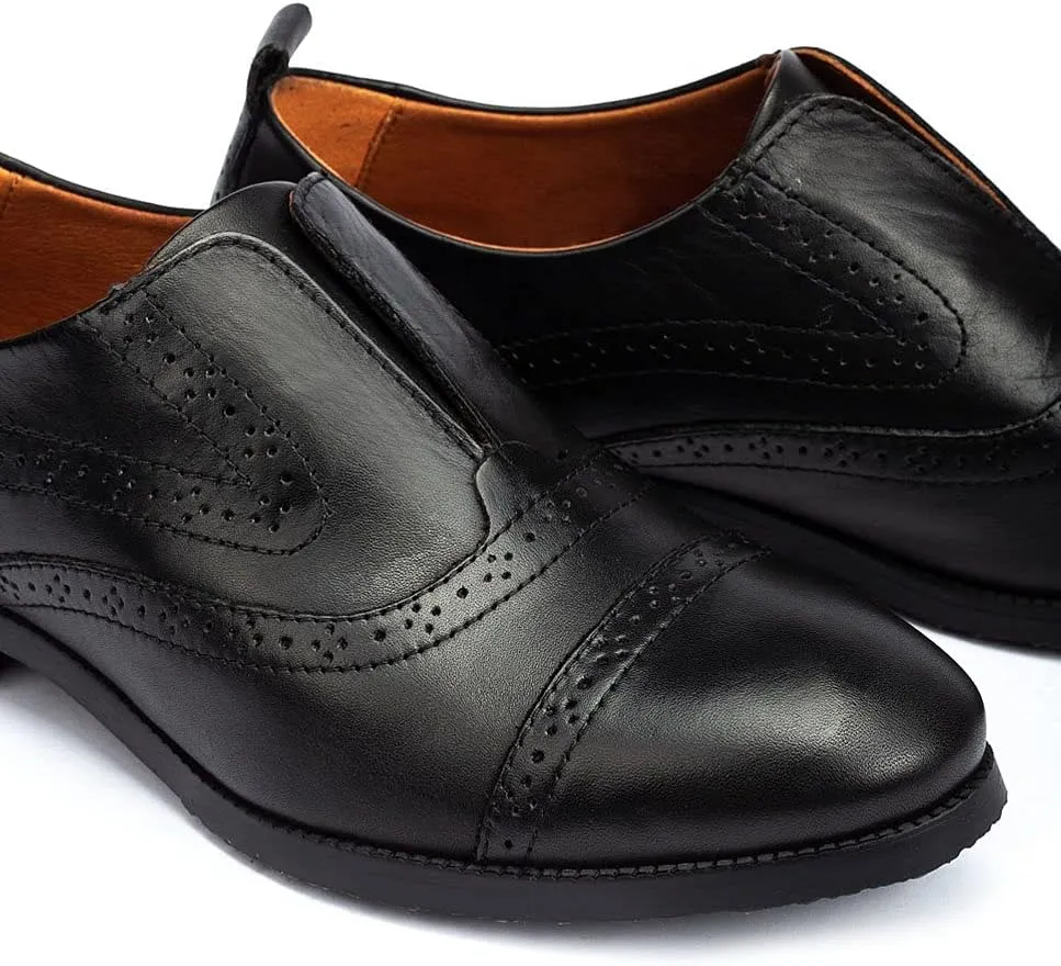 PIKOLINOS Flat Ankle Boots Leather Royal for Woman