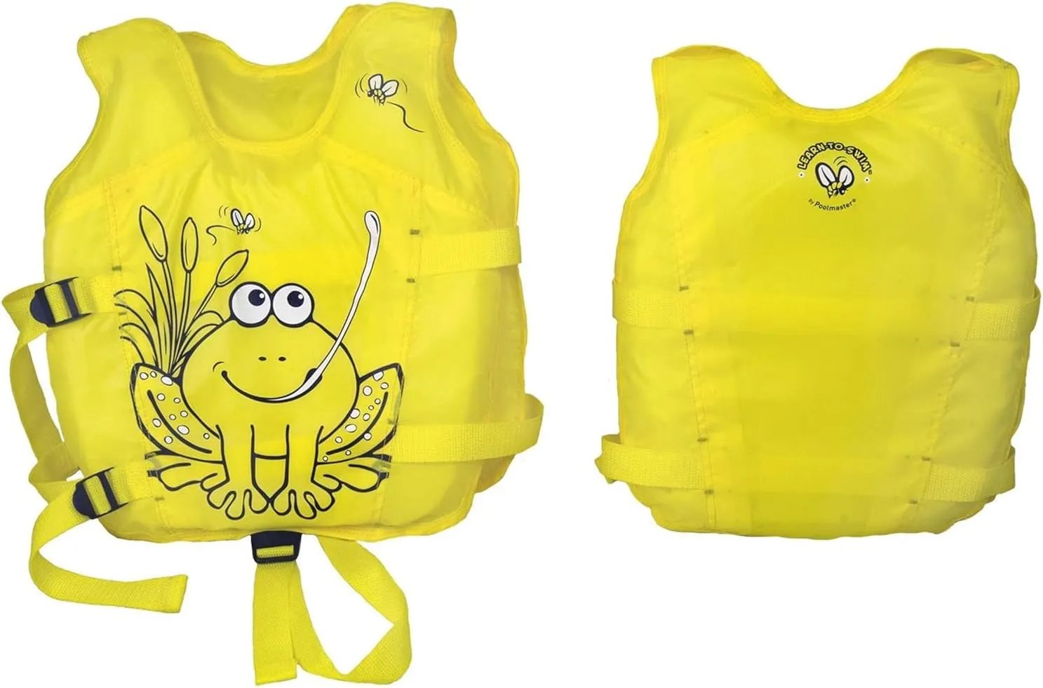 Poolmaster 50581 Learn-to-Swim Hungry Frog Kid's Swim Vest, 3-6 Years Old