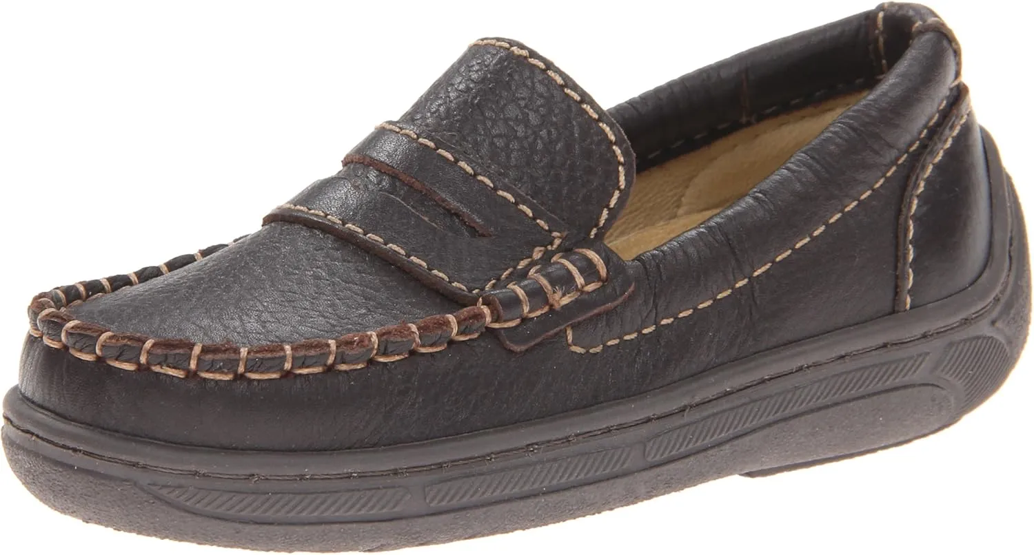 Primigi Choate-E Loafer (Toddler/Little Kid/Big Kid),Brown,38 EU(5-5.5 M US Big Kid)