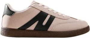 PU Leather Y2K Vintage Sporty Flat Sneakers for Women Daily Walking School Streetwear German Trainer Style Lightweight Comfortable Casual Shoes