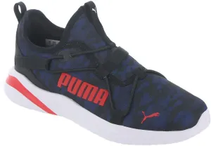 PUMA Softride Rift Slip On Camo PS Sneaker Boys ToddlerYouth Slip On M US Little Kid BlackBlueHigh Risk RedCamouflage