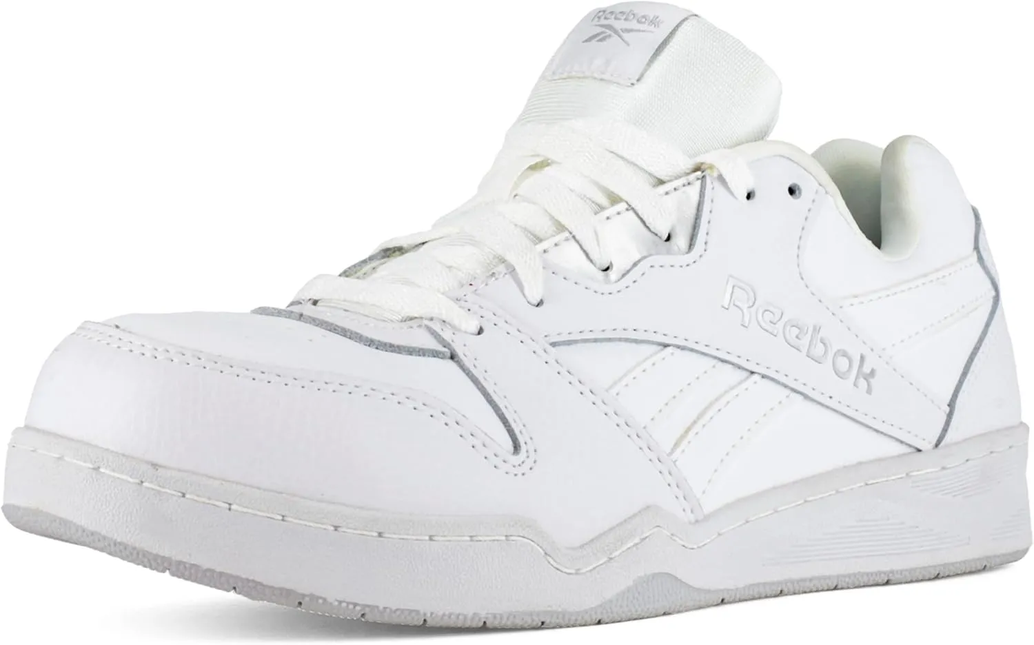 Reebok Men's Rb4161 Bb4500 Safety Composite Toe Low Cut Work Sneaker White and Grey