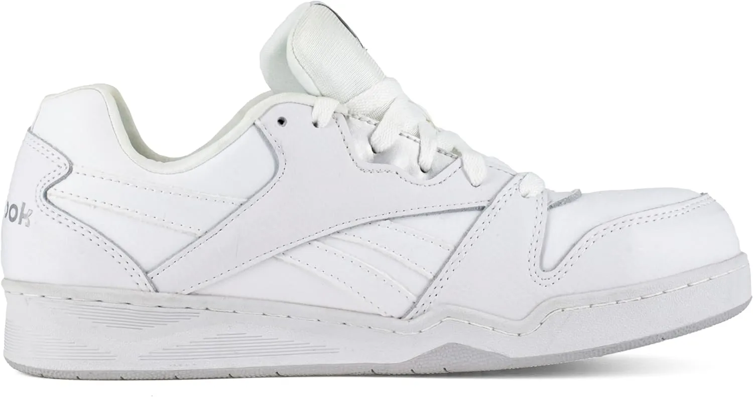 Reebok Men's Rb4161 Bb4500 Safety Composite Toe Low Cut Work Sneaker White and Grey