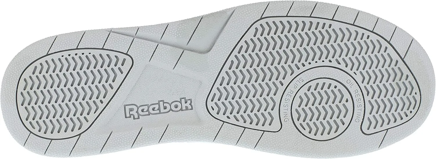 Reebok Men's Rb4161 Bb4500 Safety Composite Toe Low Cut Work Sneaker White and Grey