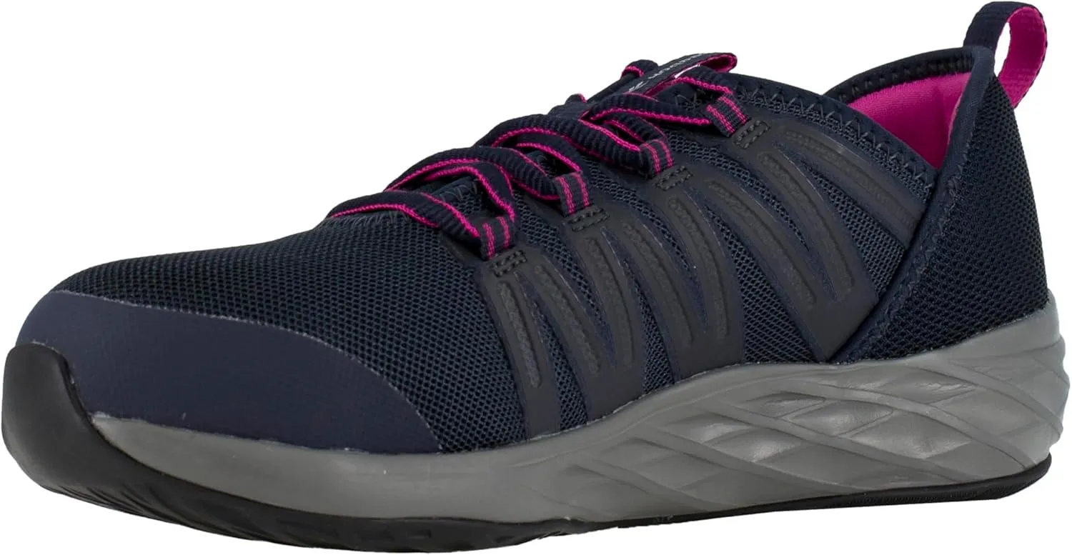 Reebok Work Women's Astroride Steel Toe Static Dark Navy and Purple - 8.5 Wide