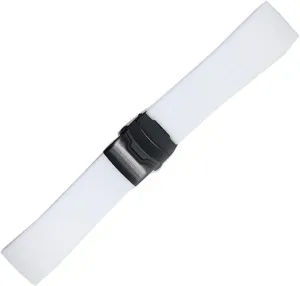 RHAIYAN 18mm 20mm 22mm 24mm Sport Silicone Watch Band Strap Men Women Universal Waterproof Rubber Watchband Wrist Bracelet Accessories Specific (Color : White B, Size : 24mm)