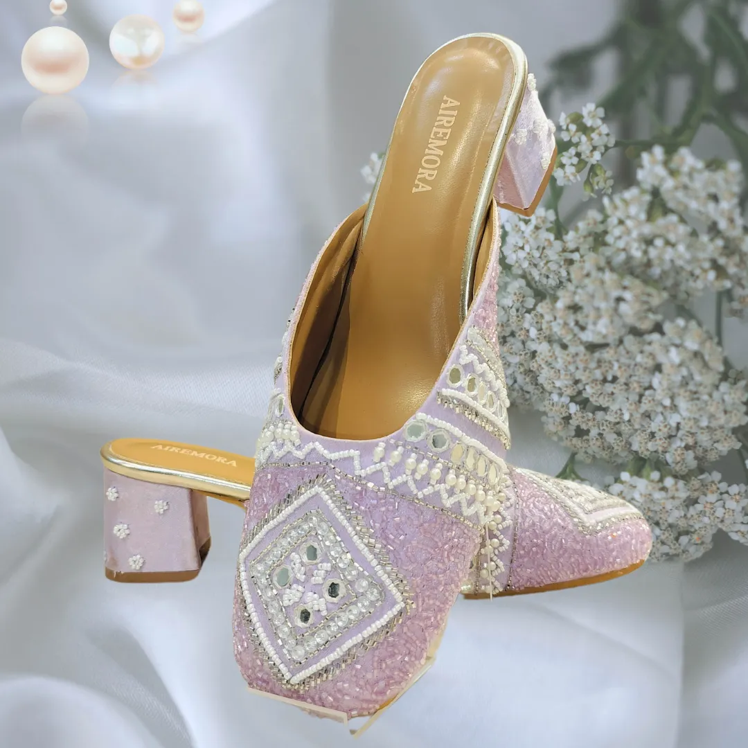 Rich Lavender - Heel Mule