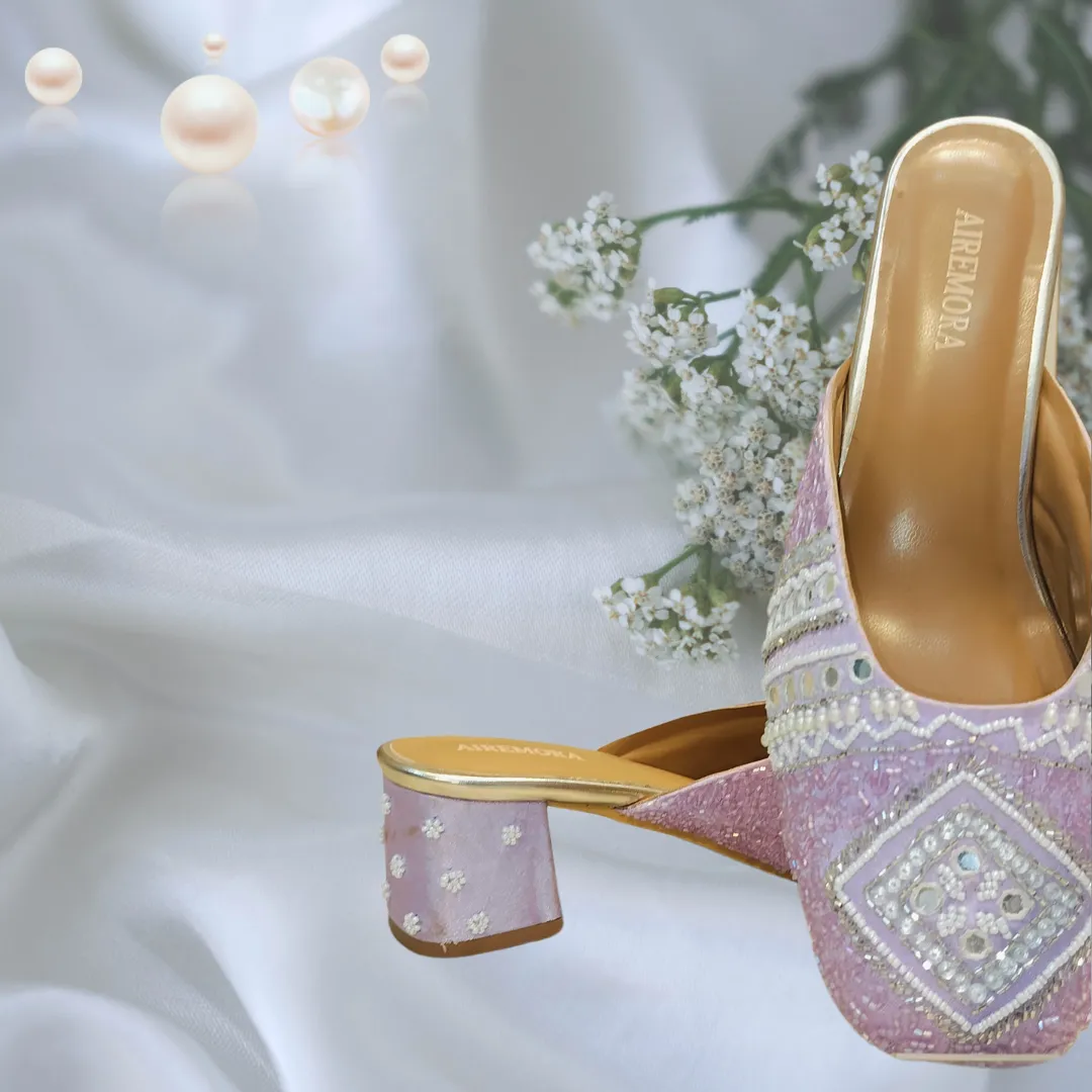 Rich Lavender - Heel Mule