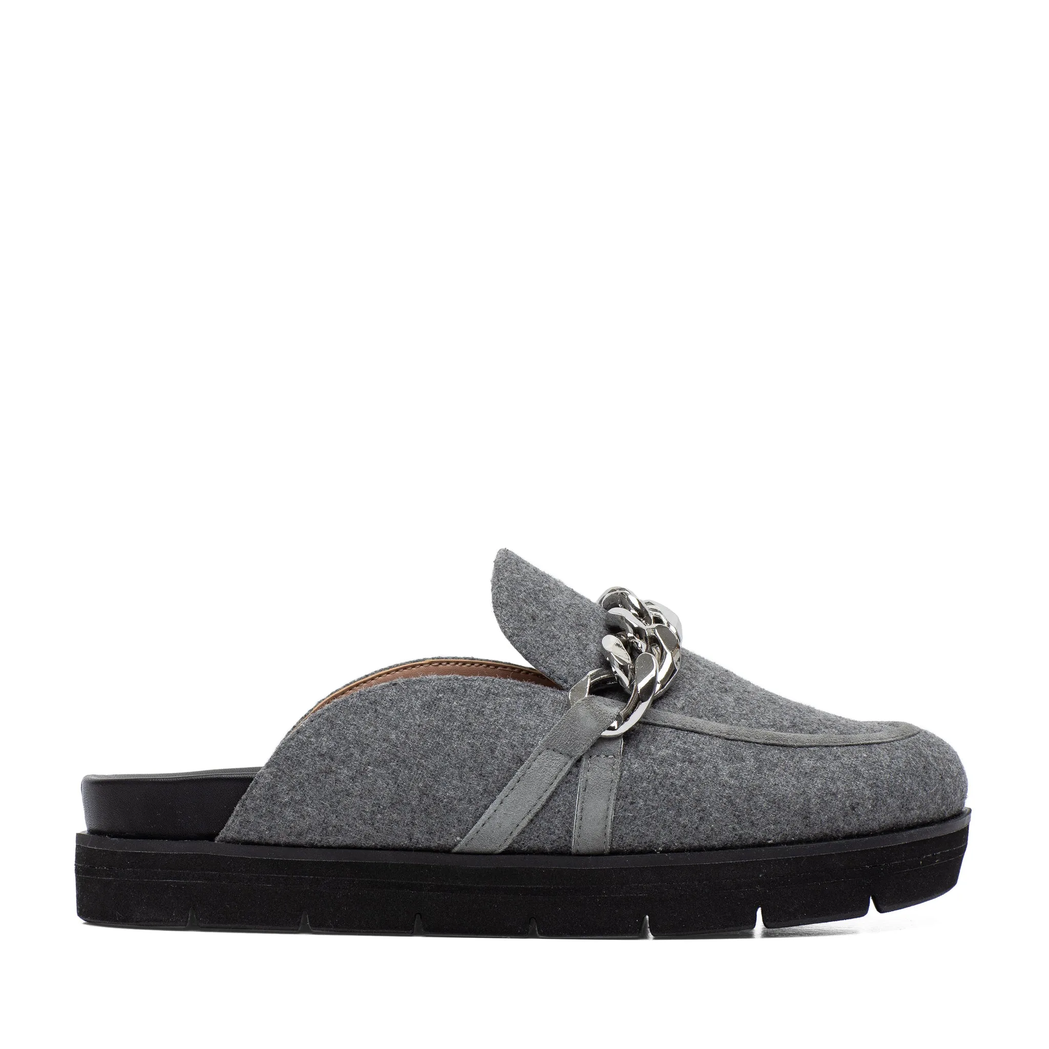 ROANN | Platform Metal Chain Mules