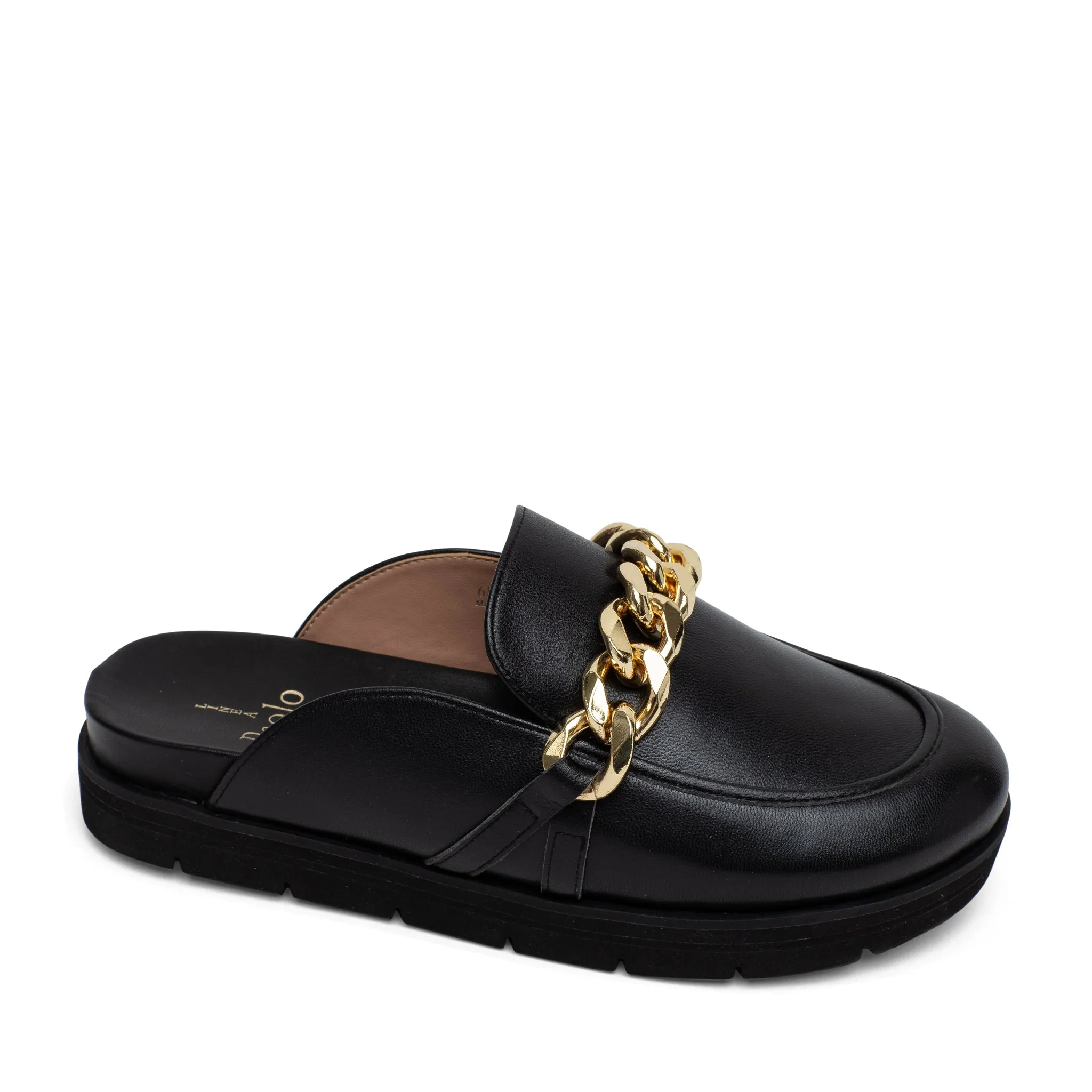 ROANN | Platform Metal Chain Mules