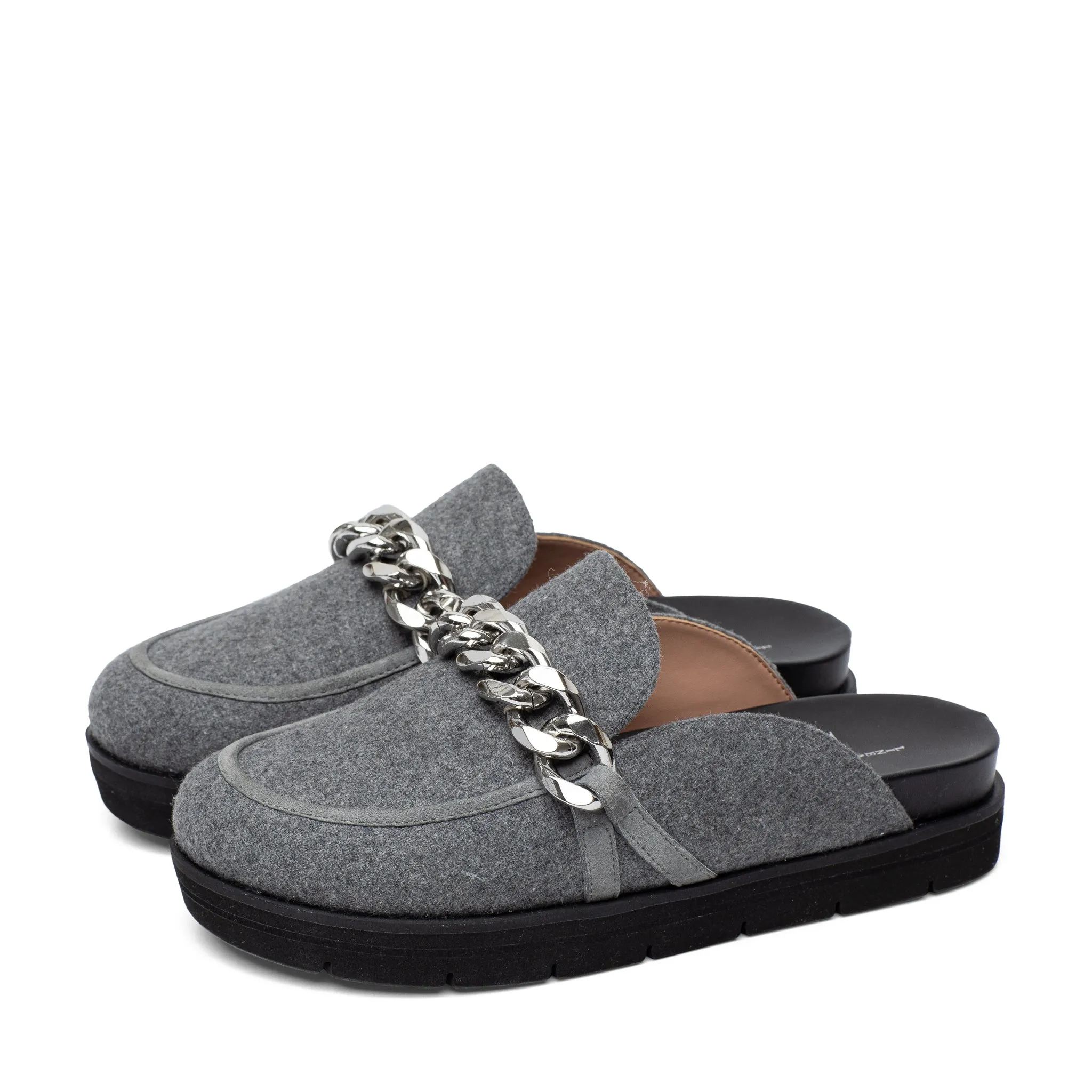 ROANN | Platform Metal Chain Mules