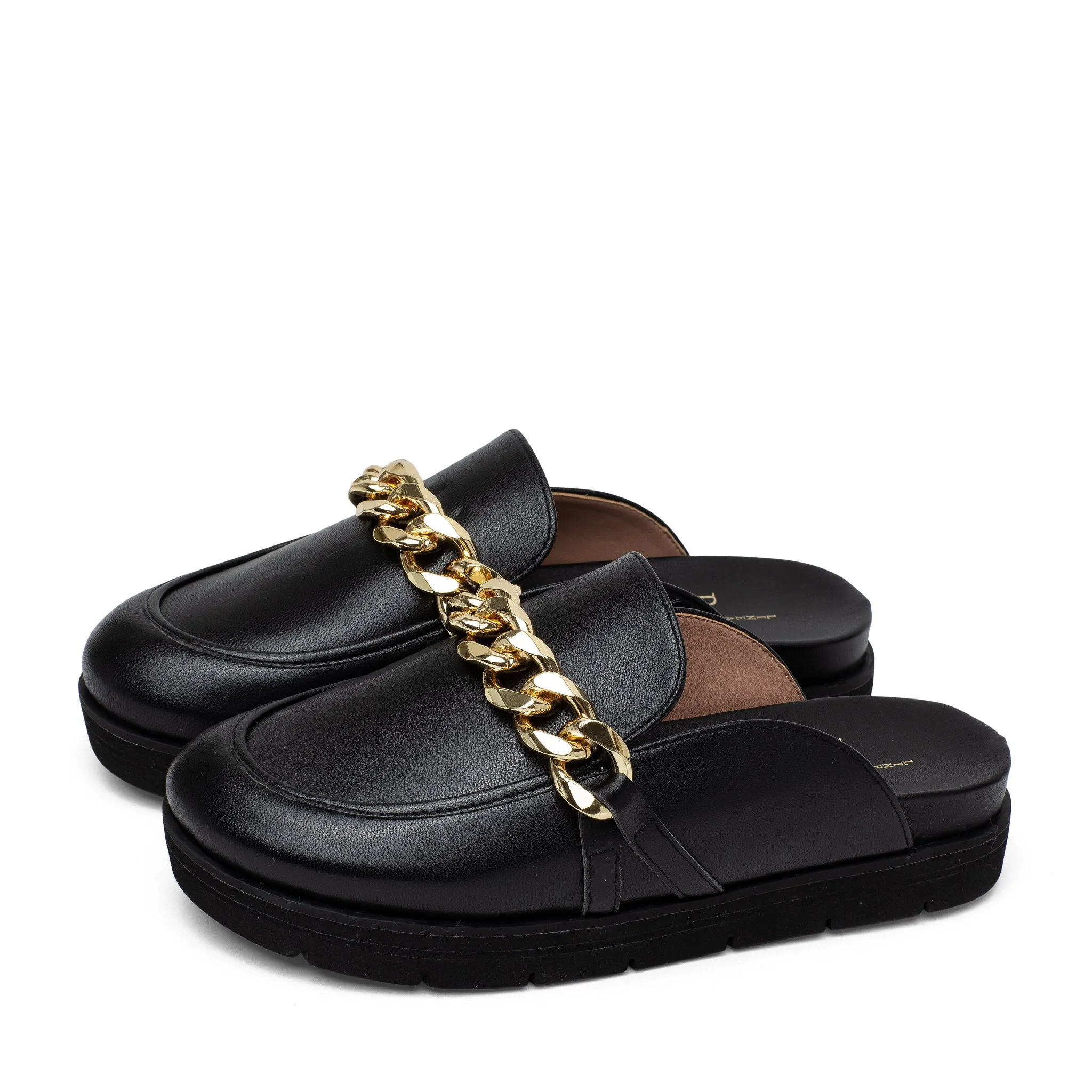ROANN | Platform Metal Chain Mules