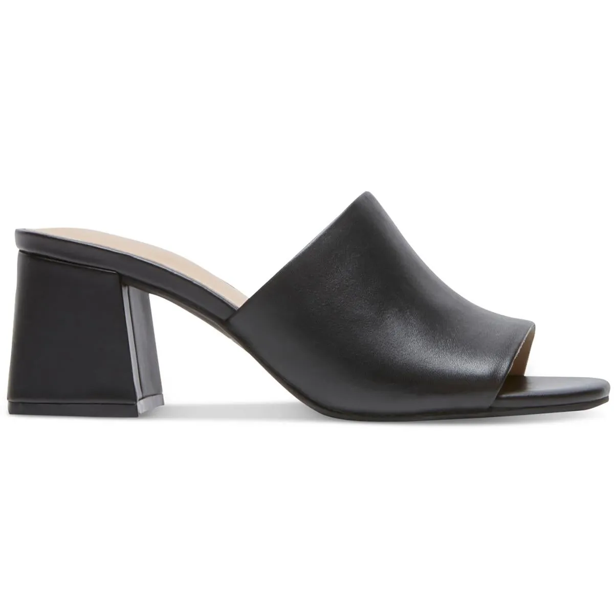 Rockport Womens FARRAH Leather Open Toe Mule Sandals