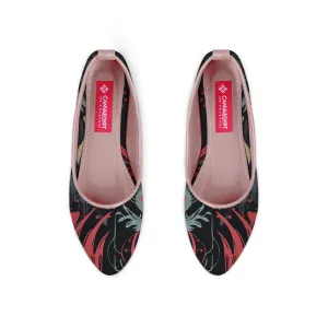 Rose Round Toe Shoe Flecks