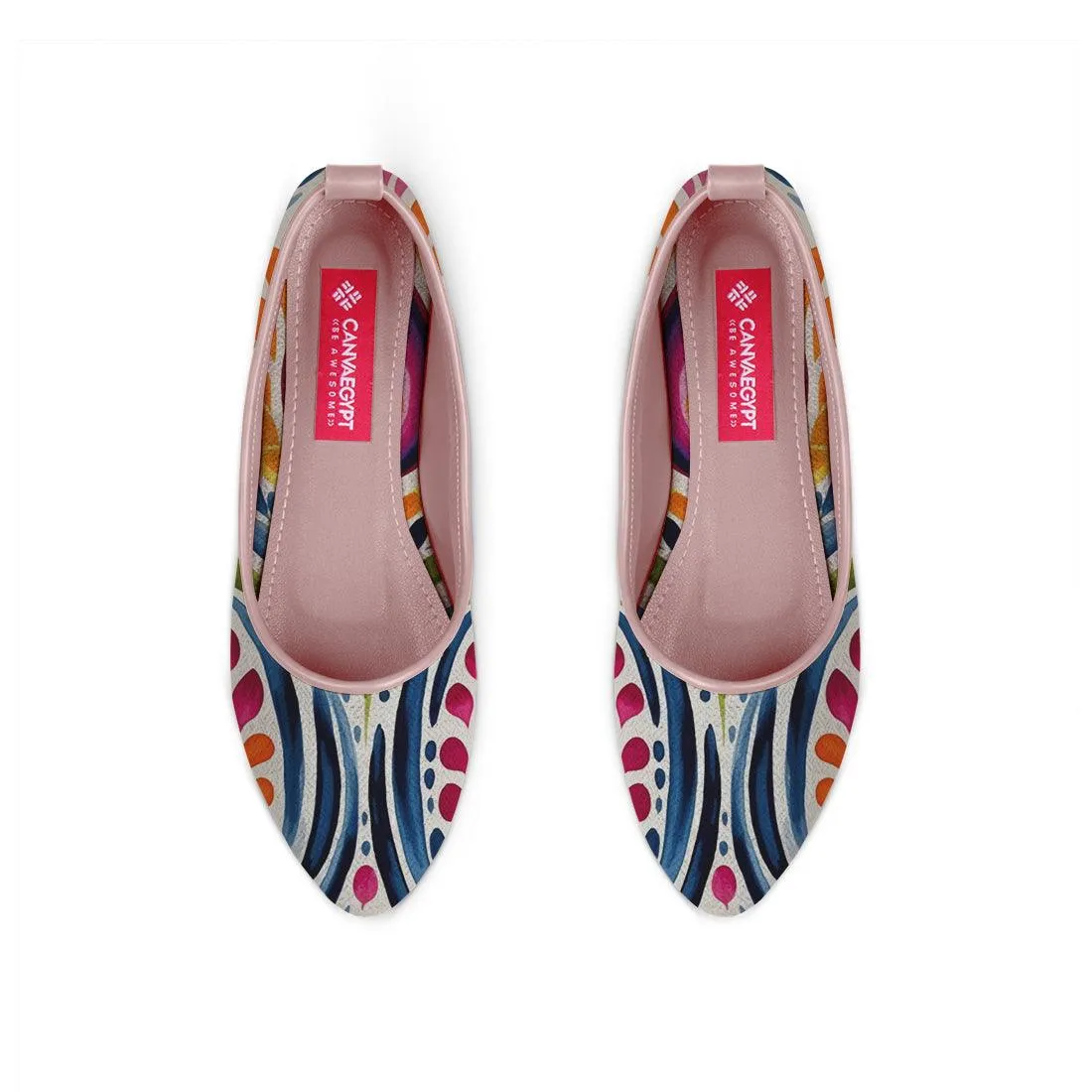Rose Round Toe Shoe Stipples