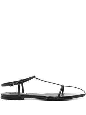 sandals Spring promotion leather flat All-in-one