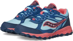 Saucony Cohesion TR14 LTT Trail Running Shoe (Little Big Kid) Sneaker, Aqua/Coral, 12 US Unisex